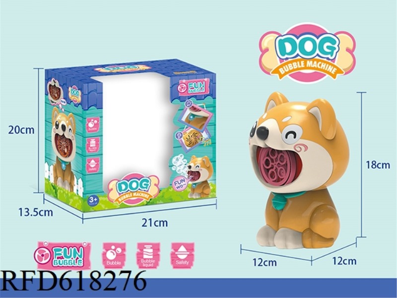 HUSKY BUBBLE MACHINE (5-HOLE OUTLET /4 AA BATTERIES WITHOUT CHARGE/WITH 2 BOTTLES OF 30ML BUBBLE WAT