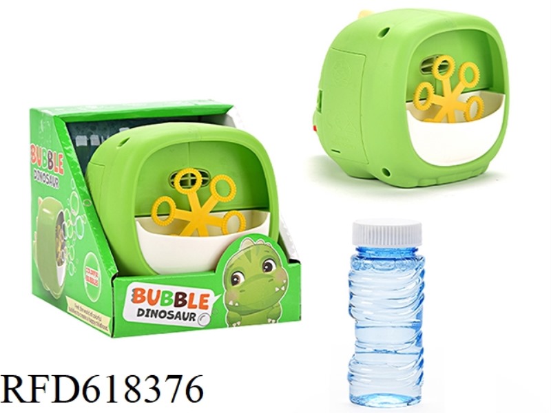 WIPING DINOSAUR BUBBLE MACHINE (AUTOMATIC WATER SUPPLY) 1*50ML