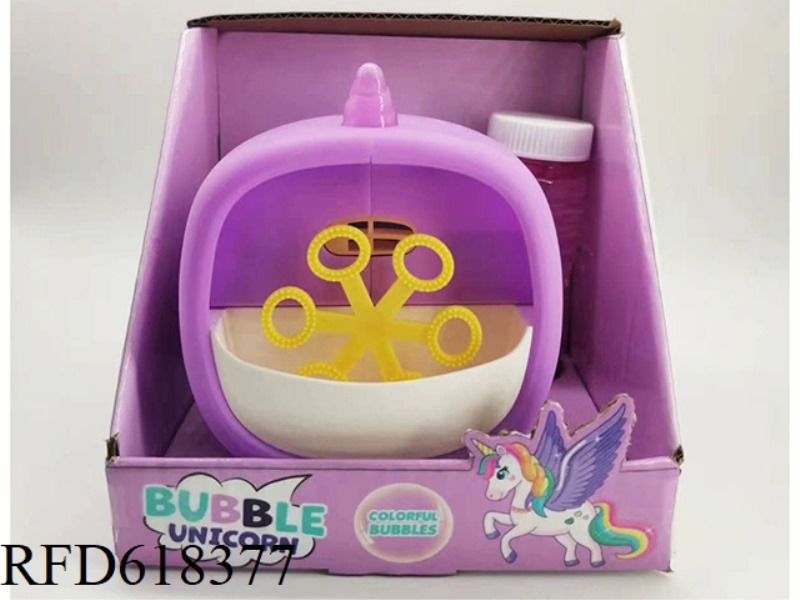 UNICORN BUBBLE MACHINE