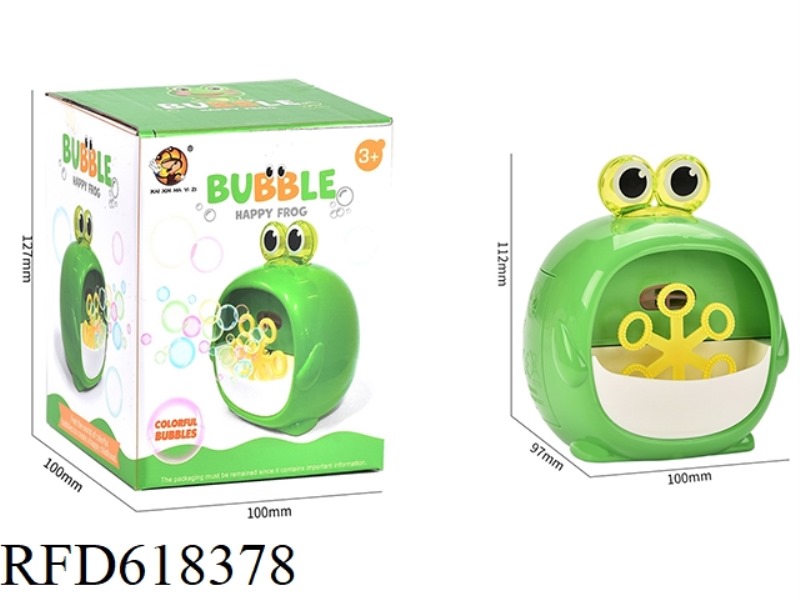 MINI FROG BUBBLE MACHINE