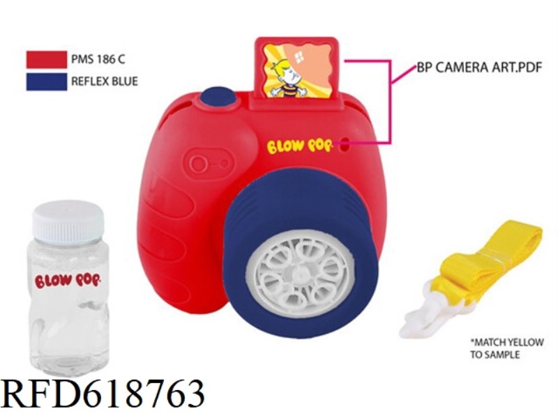 Blow POP Electric Camera Bubble Machine, 1X60ML