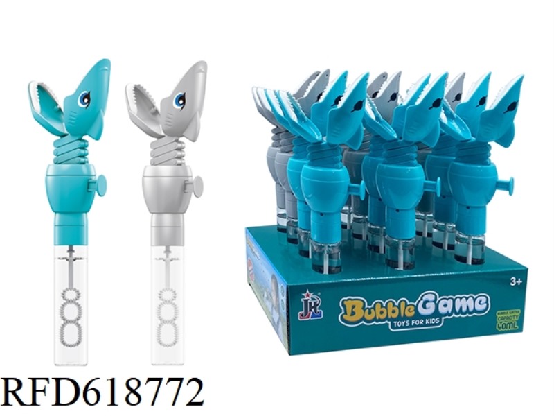 SHARK BUBBLE WAND 12PCS