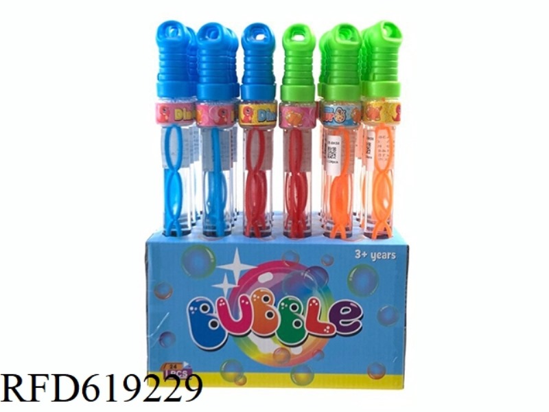TRANSPARENT BOTTLE BUBBLE STICK 24PCS
