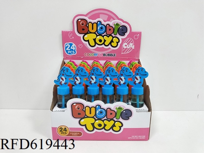 MIER DINOSAUR BUBBLE STICK 24PCS
