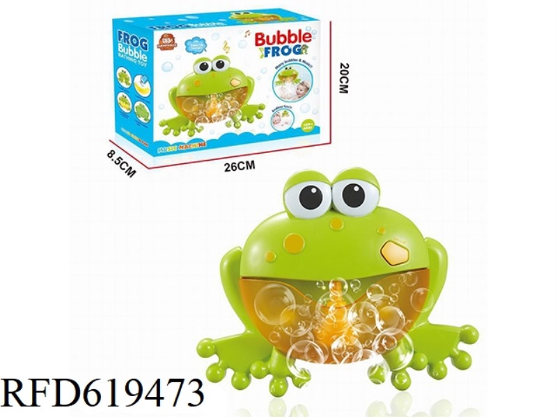 FROG BUBBLE MACHINE (CHARGED, WITH MUSIC)
