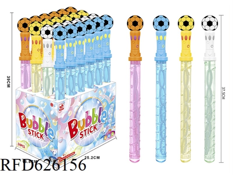 FOOTBALL BUBBLE WAND 24PCS