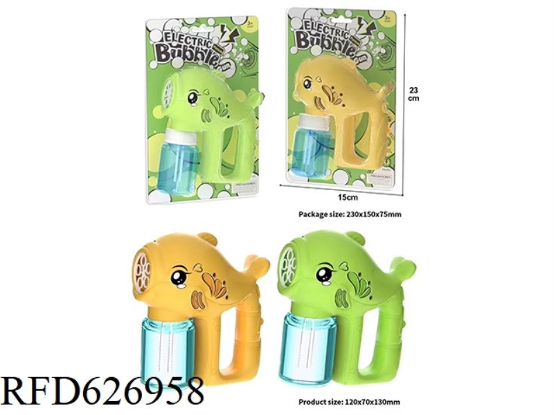 WHALE ELECTRIC BUBBLE GUN