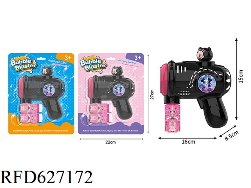 MINI ELECTRIC BUBBLE GUN DIY STICKER
