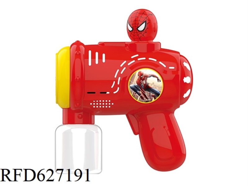 SPIDER-MAN ELECTRIC BUBBLE GUN DIY STICKER