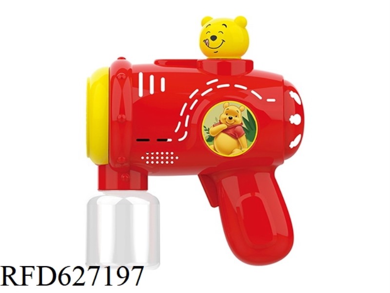 WINNIE THE POOH ELECTRIC BUBBLE GUN DIY STICKER