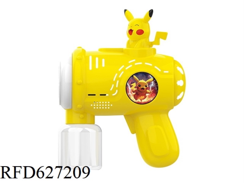PIKACHU ELECTRIC BUBBLE GUN DIY STICKER