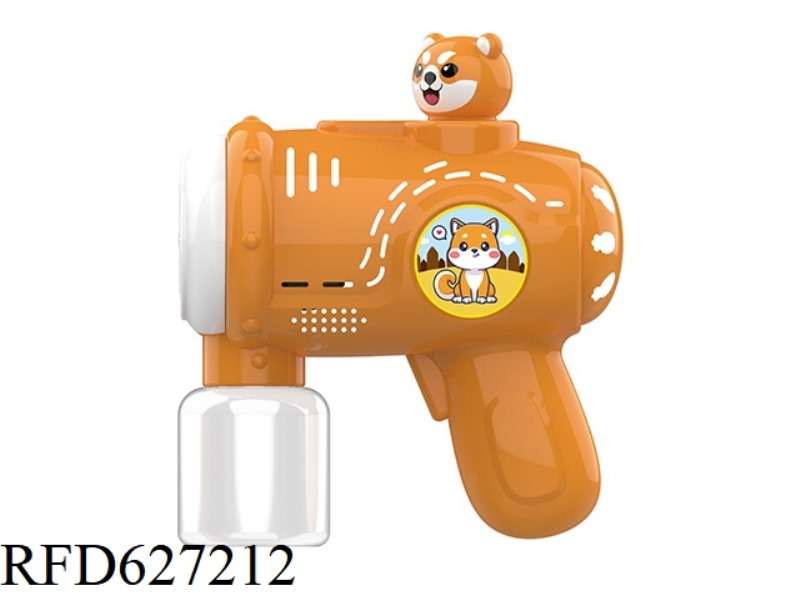 SHIBA INU ELECTRIC BUBBLE GUN DIY STICKER