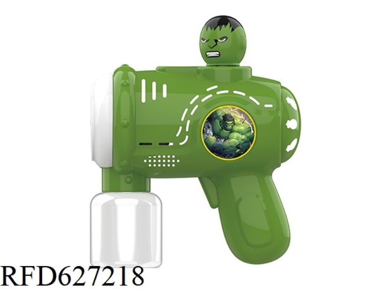 HULK ELECTRIC BUBBLE GUN DIY STICKER