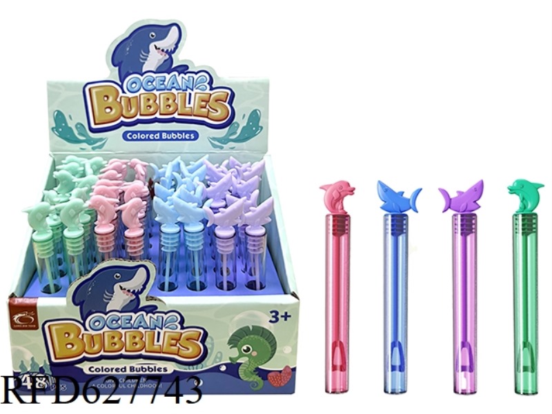 (NORMAL WATER) DOLPHIN SHARK BUBBLE WATER 48PCS