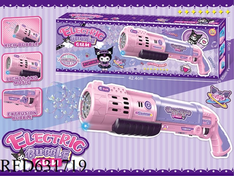 10 HOLE LARGE PURPLE ELECTRIC RIFLE BUBBLE GUN + COOL LIGHTING MUSIC