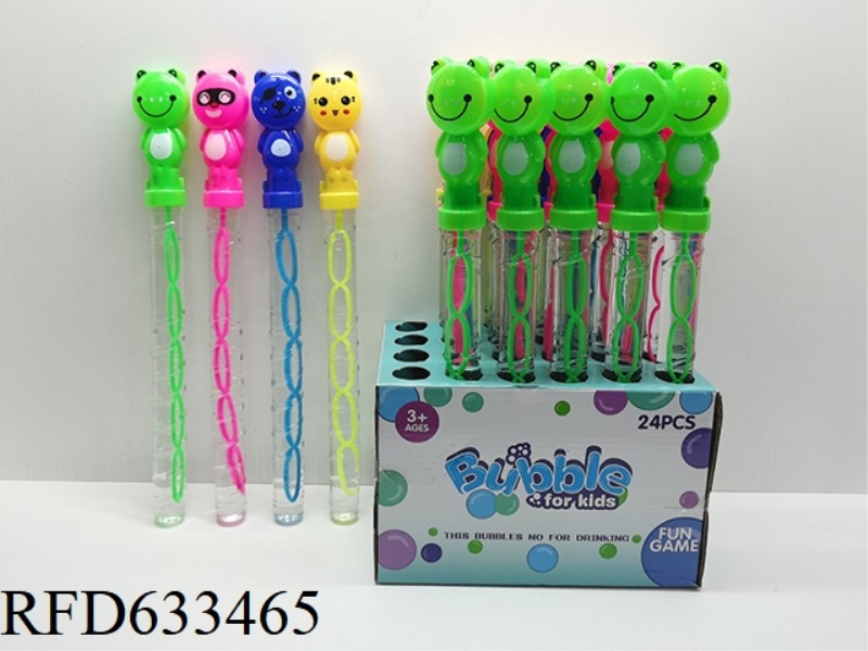 FOUR CARTOON BUBBLE STICKS 24PCS