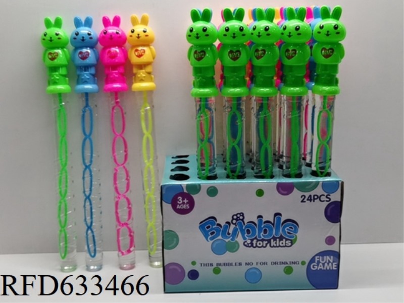 RABBIT BUBBLE STICK 24PCS