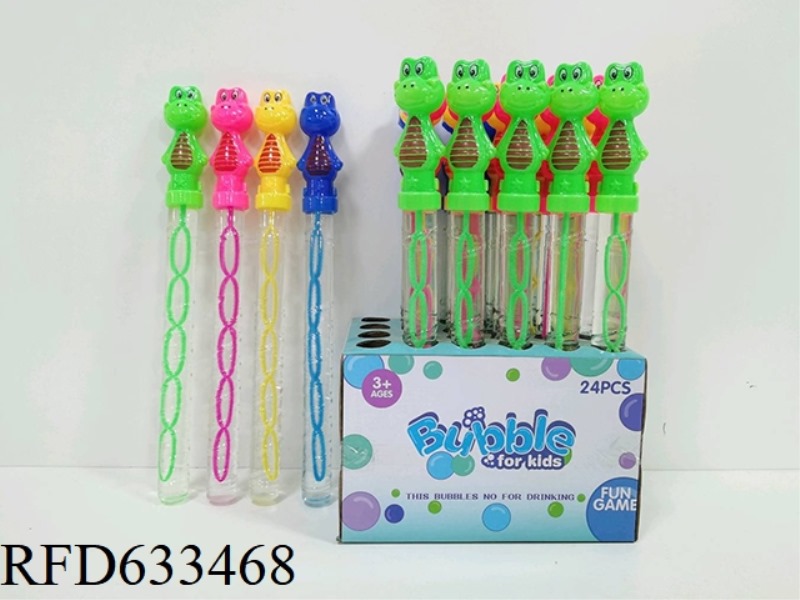 CARTOON DINOSAUR BUBBLE STICK 24PCS