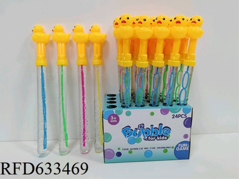 LITTLE YELLOW DUCK BUBBLE STICK 24PCS