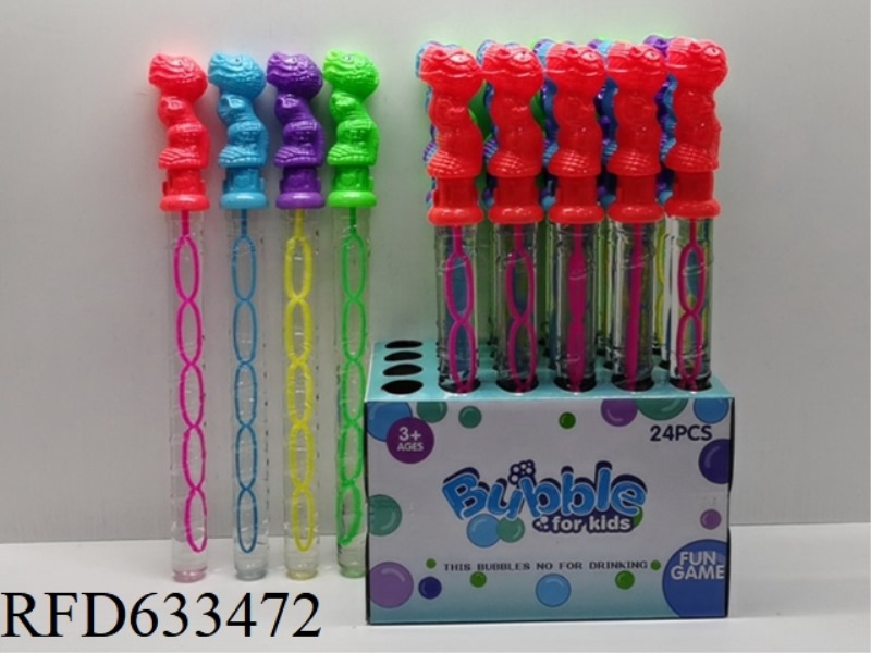 DINOSAUR BUBBLE STICK 24PCS