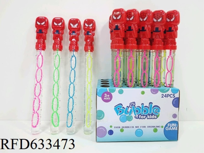 SPIDER-MAN BUBBLE STICK 24PCS
