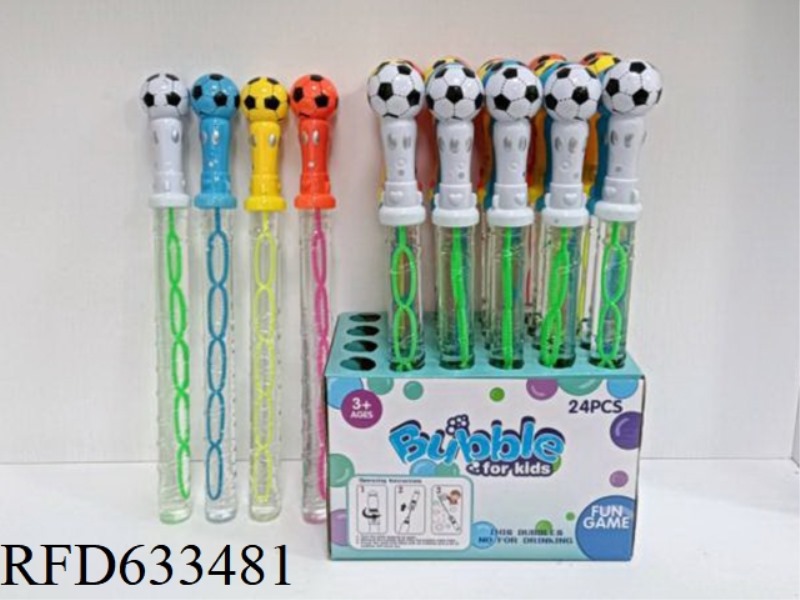FOOTBALL BUBBLE STICK 24PCS