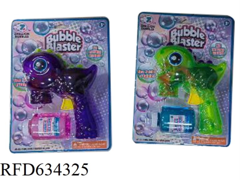 DINOSAUR BUBBLE GUN 1*130ML