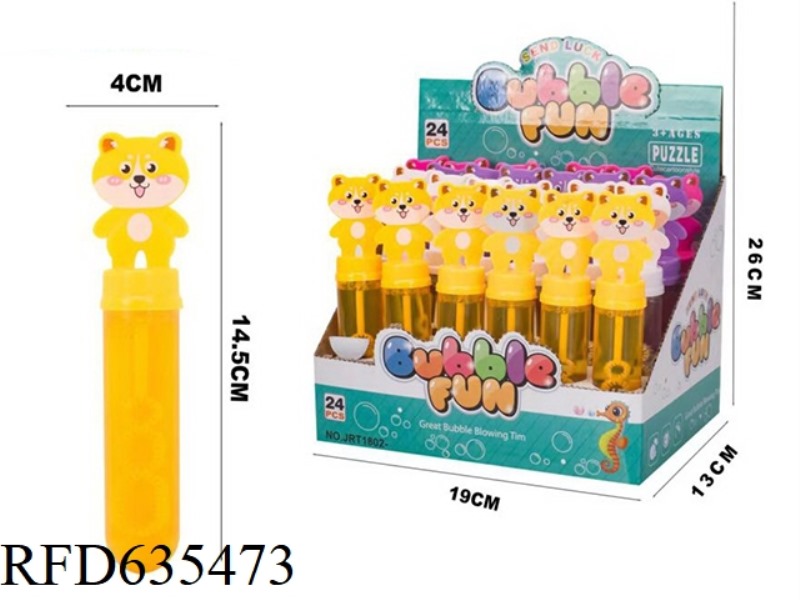 BEAR BUBBLE WAND 24PCS