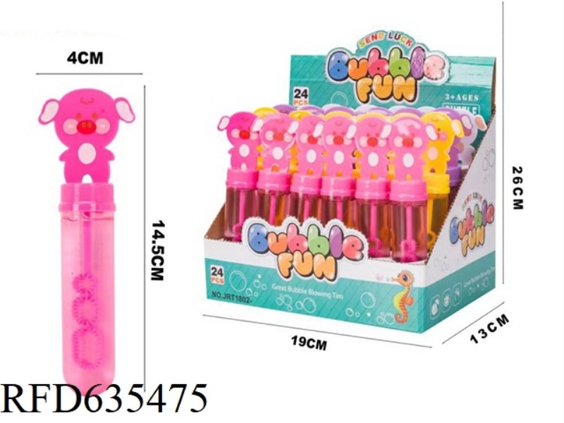 PIG BUBBLE STICK 24PCS