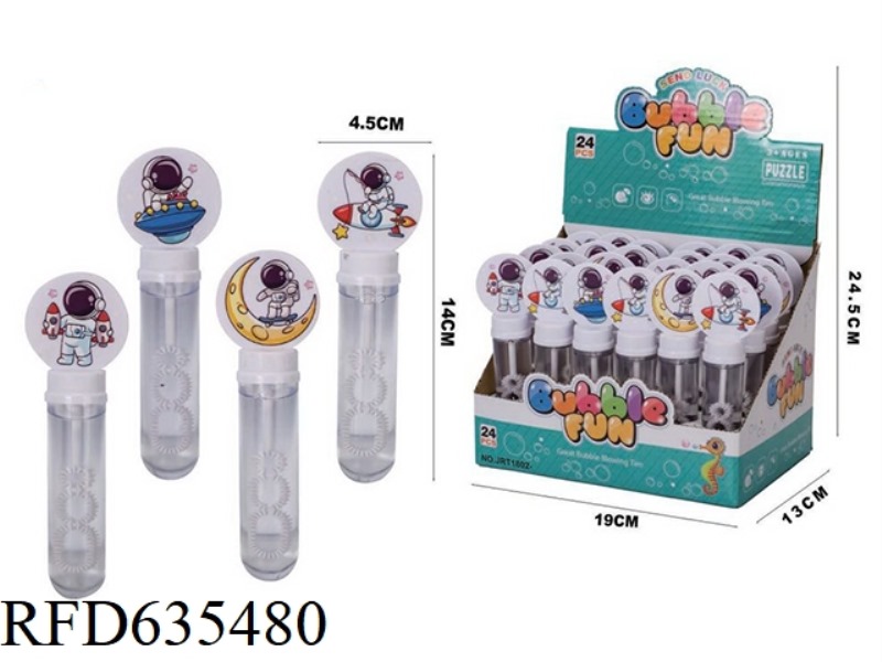 ASTRONAUT BUBBLE WAND 24PCS