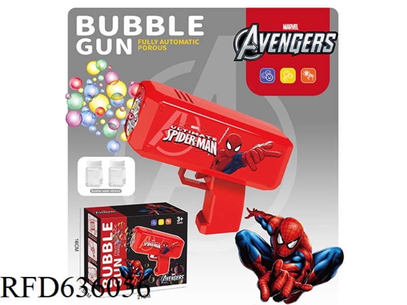 SPIDER-MAN BUBBLE GUN (TEN HOLES)