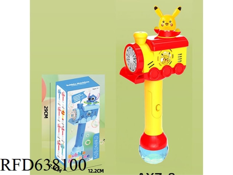 PIKACHU AUTOMATIC SPINNING ELECTRIC BUBBLE WAND