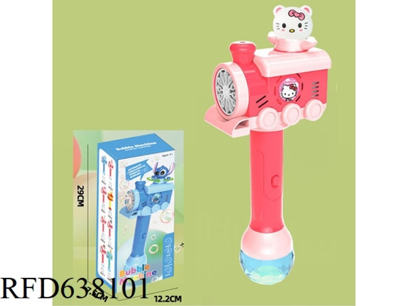 KIT CAT SELF-ROTATING ELECTRIC BUBBLE WAND