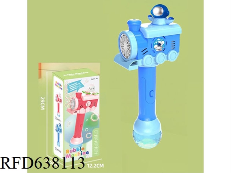 LIGHTS AND MUSIC ASTRONAUT SELF-ROTATING ELECTRIC BUBBLE WAND