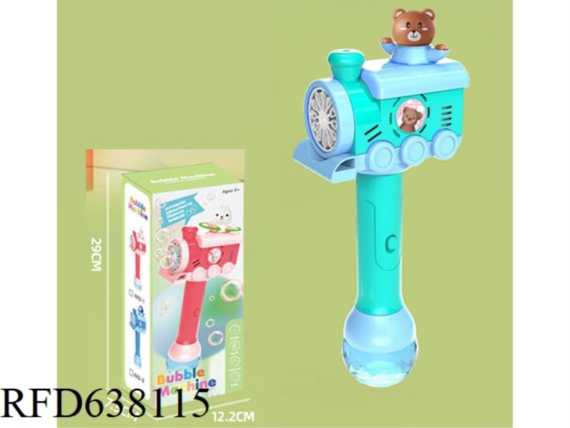LIGHT MUSIC BEAR AUTOMATIC ROTATING ELECTRIC BUBBLE WAND