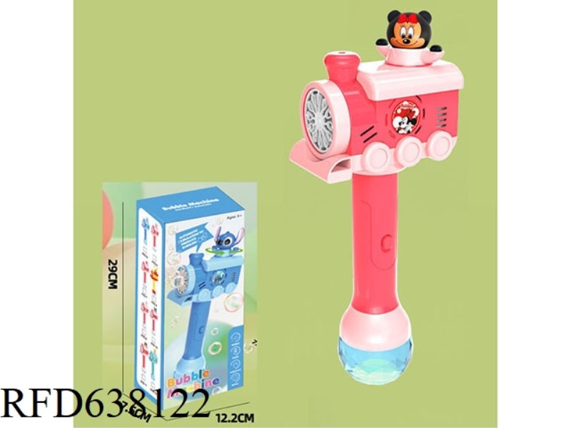 LIGHT MUSIC MICKEY AUTO SPIN ELECTRIC BUBBLE WAND
