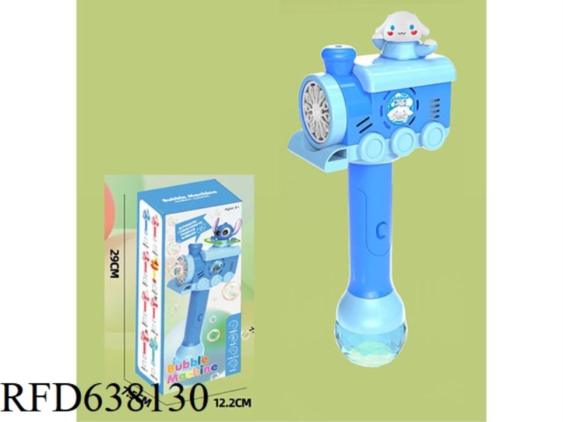 LIGHT MUSIC JADE DOG AUTOMATIC ROTATING ELECTRIC BUBBLE WAND