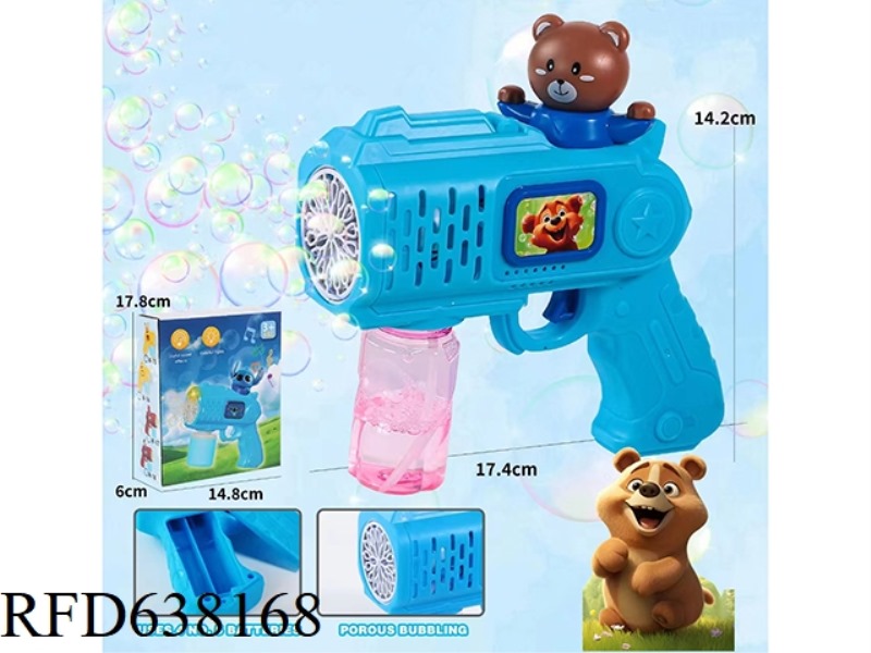 BEAR ELECTRIC BUBBLE GUN