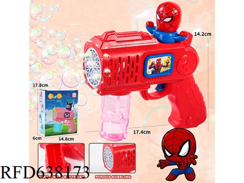 SPIDER-MAN ELECTRIC BUBBLE GUN