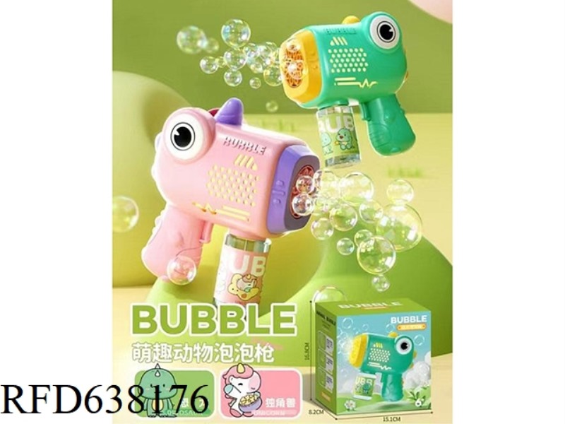 DINOSAUR BUBBLE GUN/UNICORN BUBBLE GUN