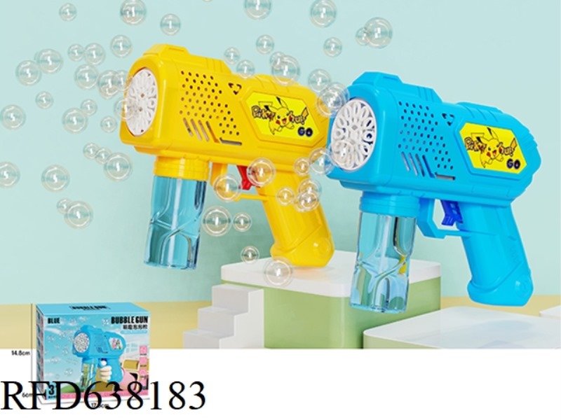 PIKACHU ELECTRIC BUBBLE GUN
