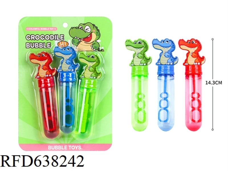 ALLIGATOR BUBBLE WAND, 3PCS/ TABLET, 35ML