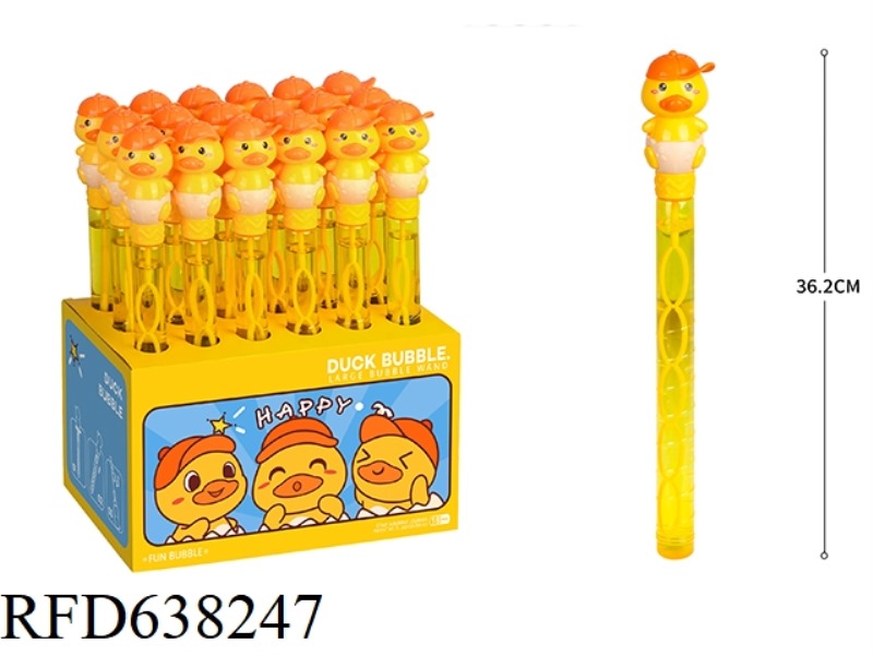 EGGSHELL DUCK, CARTOON BUBBLE WAND, 18PCS/ BOX, 120ML