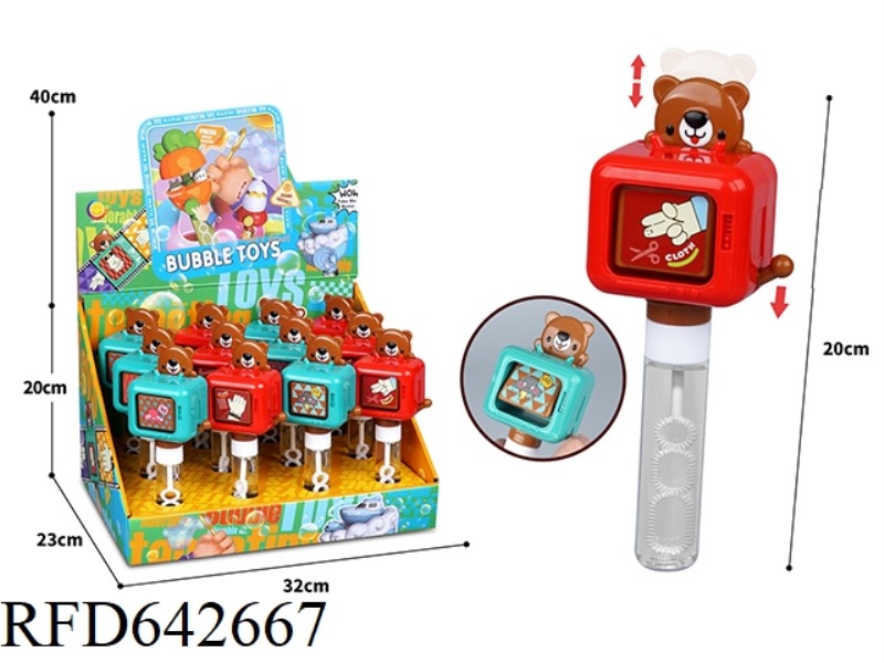 BUBBLE WAND EMOJI TV (12PCS)