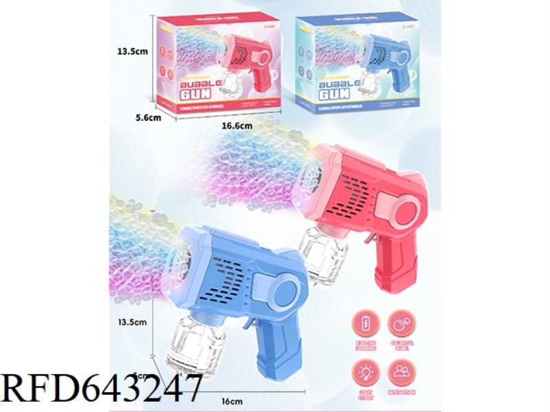 8-HOLE AUTOMATIC BUBBLE MACHINE WITH LIGHT