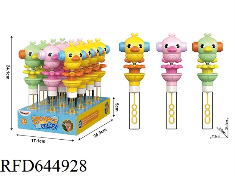 DUCKLING WHISTLING BUBBLE STICK