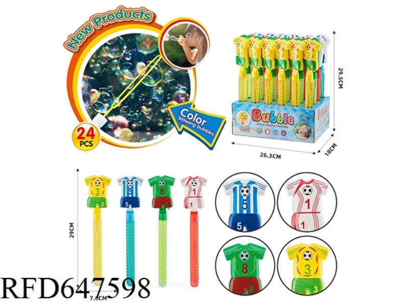 29CM JERSEYS HAND BUBBLE STICK 24PCS