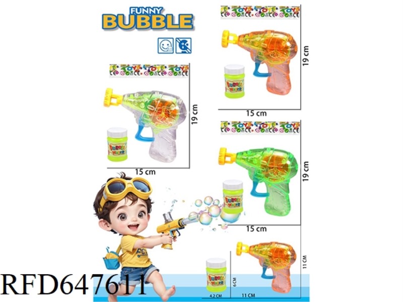 INERTIAL SPACE BUBBLE GUN WITH LIGHT