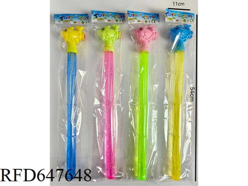50CM WHISTLE DOLPHIN BUBBLE STICK