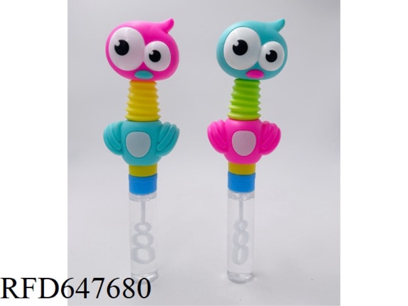 BIRD WHISTLE & BUBBLE STICK 12PCS